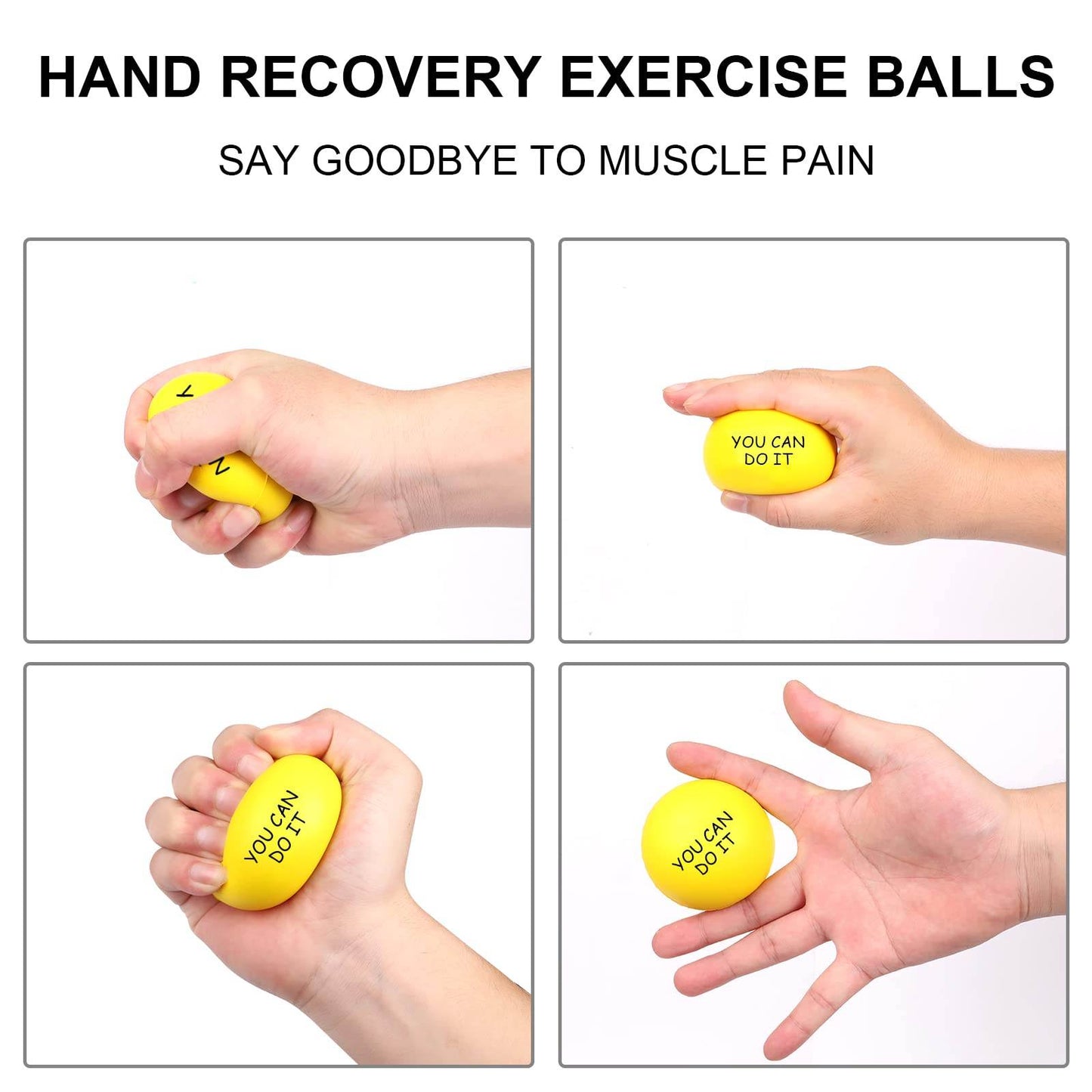 Lumarice Stress Balls (5 Pack) for Kids and Adults - Stress Relief Balls with Motivational Quetos - Hand Exercise Balls to Relieve Anxiety and Stress - zenfulharmony.com