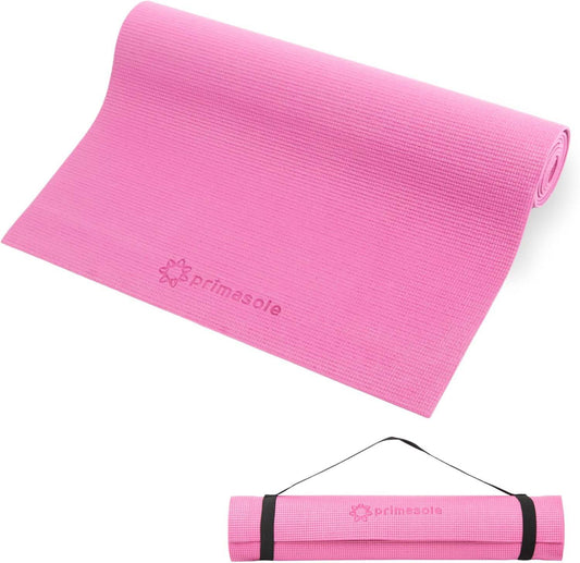 Primasole Yoga Mat with Carry Strap for Yoga Pilates Fitness and Floor Workout at Home and Gym Non-slip 9 colors - zenfulharmony.com