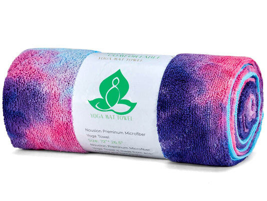 Nousion Yoga Hand Towel, Super Sweat Absorbent, Quick Dry, Premium Microfiber, Lightweight, Ideal for Pilate, Hot Yoga(24" x 16") - zenfulharmony.com