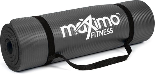 Maximo Fitness Yoga Mat - Multipurpose Exercise Mat for Men, Women and Kids, Ideal Non Slip Workout Mats for Yoga, Pilates, Gym Exercise with Carrying Strap - zenfulharmony.com