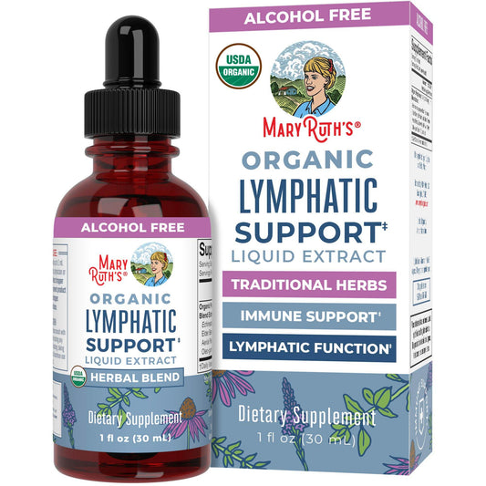 Lymphatic Support Drops by MaryRuth's | USDA Organic Lymphatic Cleanse Immune Support Supplement| Lymphatic Support with Echinacea & Elderberry | Blue Vervain | Vegan | Non-GMO | 30 Servings | - zenfulharmony.com