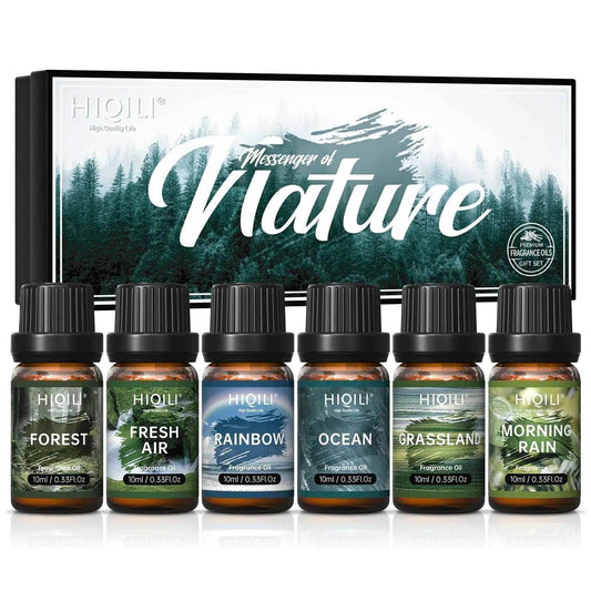 HIQILI Fragrance Oils Set Nature Theme For Aromatherapy and Diffusers - zenfulharmony.com