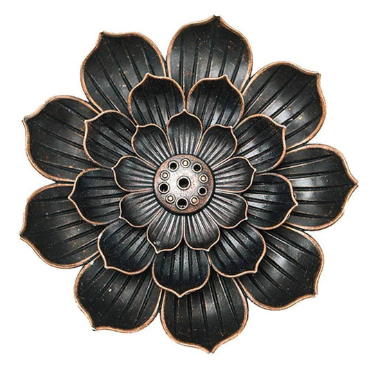 Incense Holder Burner Burnerr Candlestick Holders Lotus Flower - zenfulharmony.com
