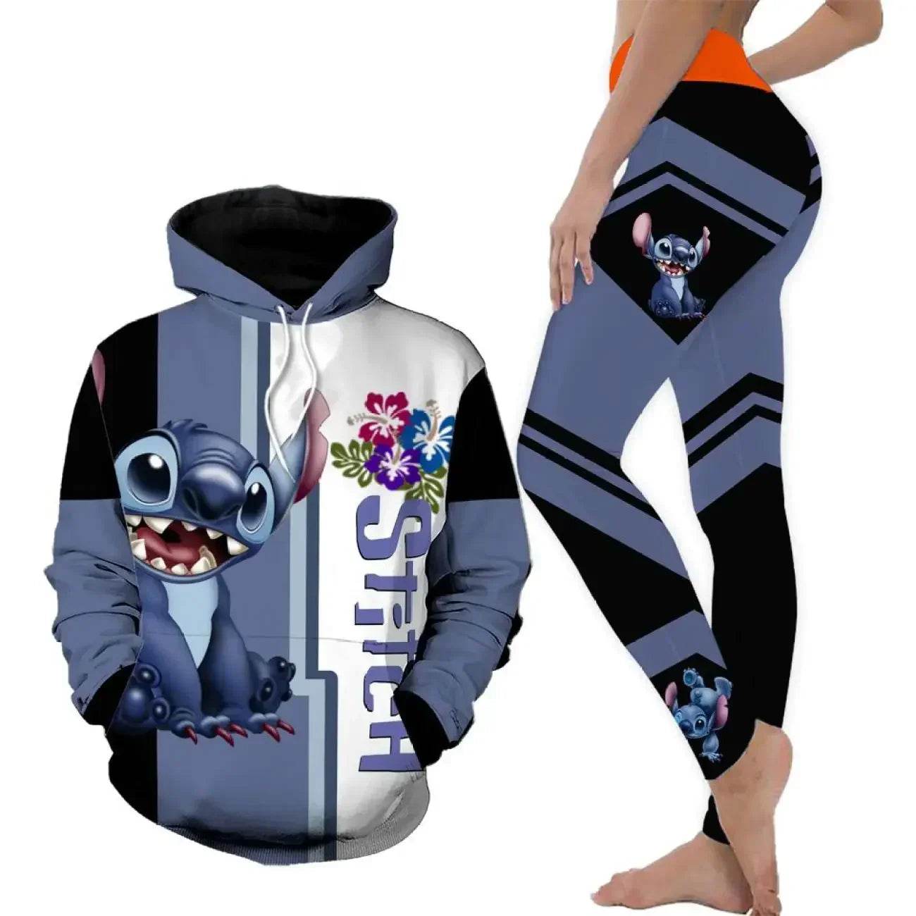 Stitch Yoga Pants Sweatpant Fashion Sport Suit Disney Mickey Yoga Suit - zenfulharmony.com
