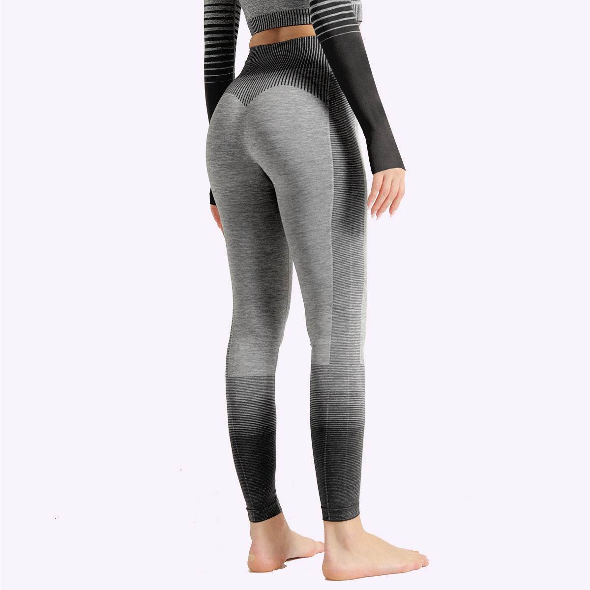 Gym High Waist Leggings Women Knitted Workout Running Yoga Pants - zenfulharmony.com