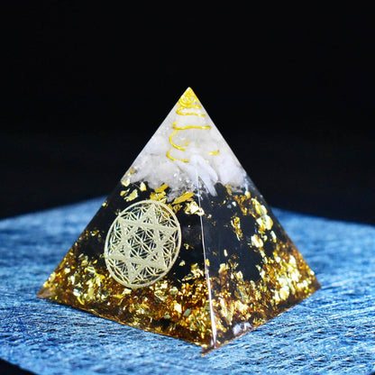 Seven Chakras Natural Crystal Gravel Energy Tower - zenfulharmony.com