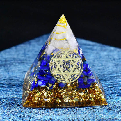 Seven Chakras Natural Crystal Gravel Energy Tower - zenfulharmony.com