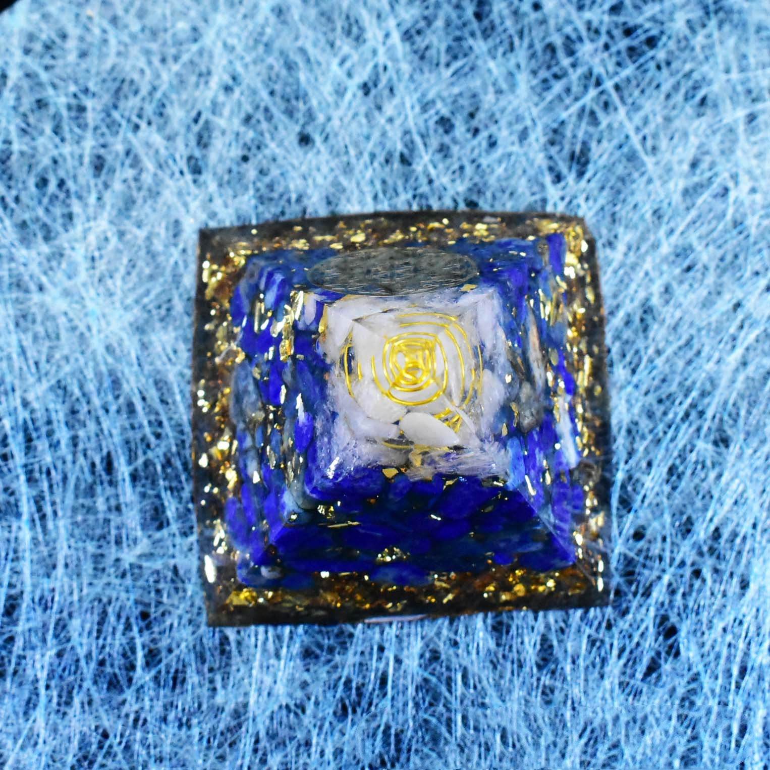 Seven Chakras Natural Crystal Gravel Energy Tower - zenfulharmony.com