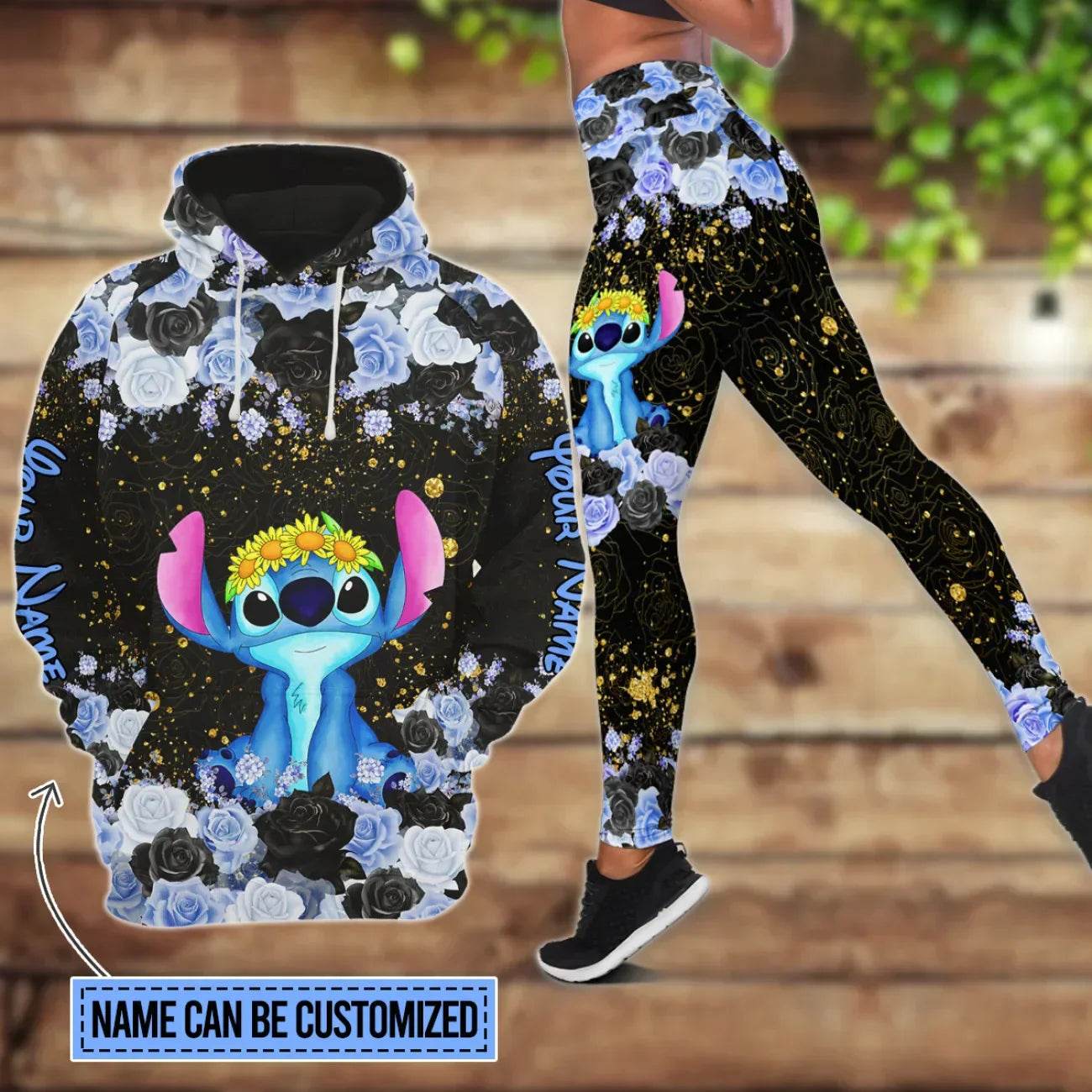 Stitch Yoga Pants Sweatpant Fashion Sport Suit Disney Mickey Yoga Suit - zenfulharmony.com