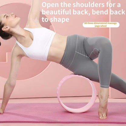 Massage Roller Beginner Back Pilates Yoga Dharma Wheel - zenfulharmony.com