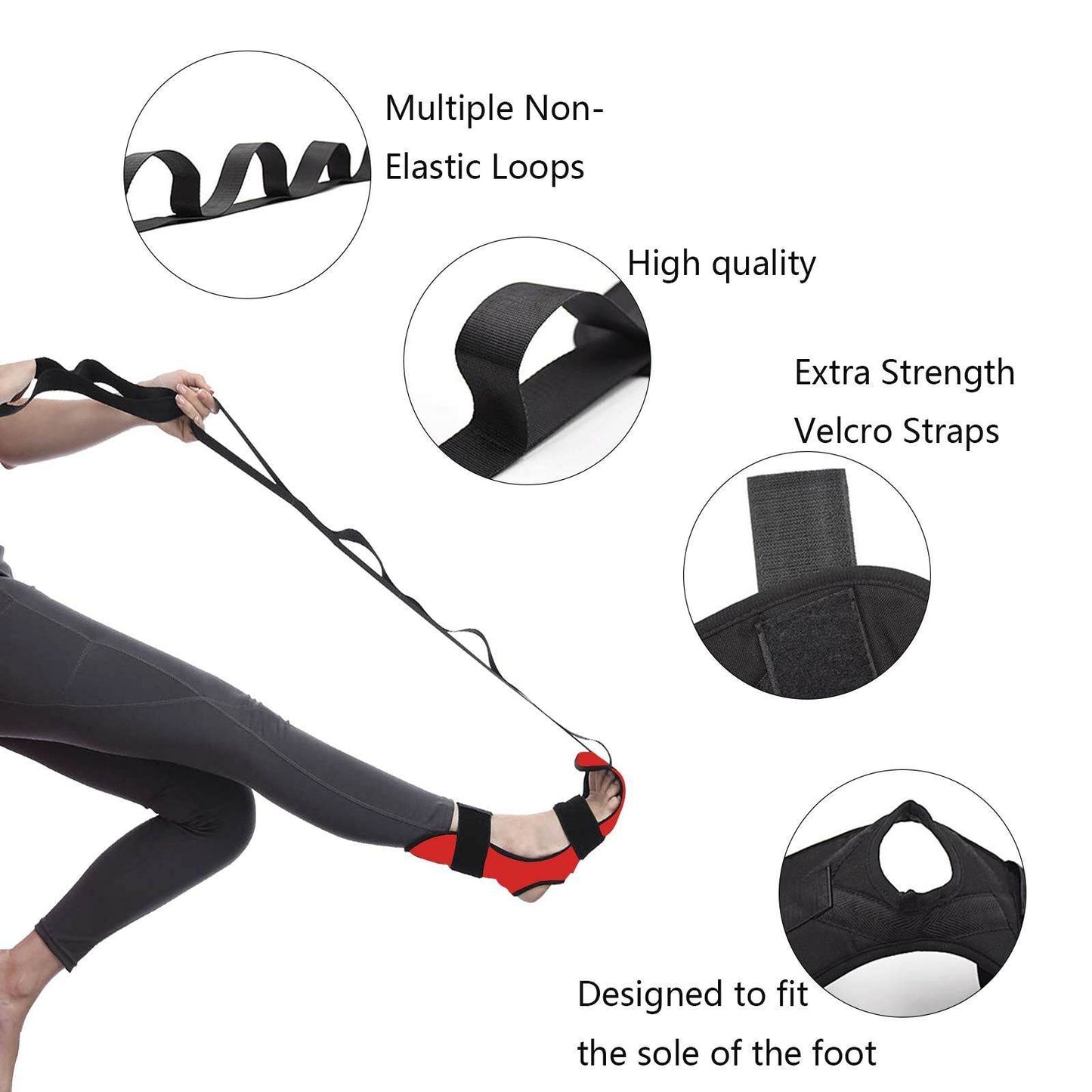 Men's And Women's Yoga Stretching Straps - zenfulharmony.com
