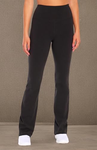 Marika Women's Carrie Tummy Control Bootleg Pant, Black, Medium/34" Inseam - zenfulharmony.com