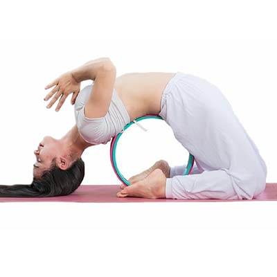 DreamHigh Non Slip Durable TPE - Eco-Friendly Yoga Wheel with 2pcs Yoga Foam Blocks-Purple - zenfulharmony.com