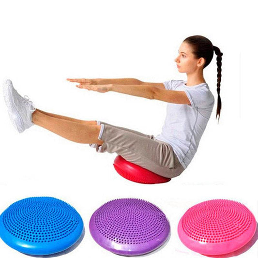 Inflatable Foot Massage Ball Pad Fitness Exercise Equipment Yoga Balance Board - zenfulharmony.com