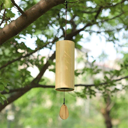 Bamboo Wind Chimes Set Wind Windchimes 8 Tone Rods Windchimes - zenfulharmony.com