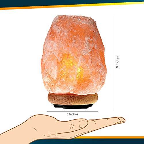 Himalayan Glow Salt Lamp with Dimmer Switch 5-7 lbs - zenfulharmony.com