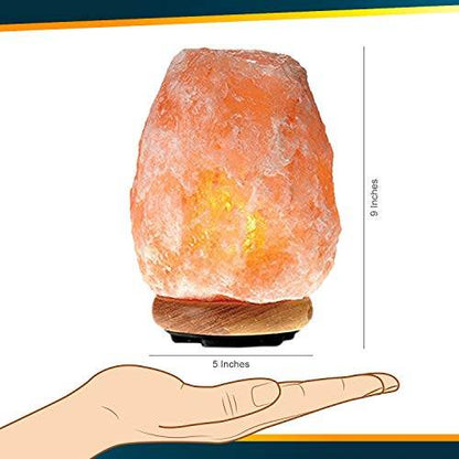 Himalayan Glow Salt Lamp with Dimmer Switch 5-7 lbs - zenfulharmony.com