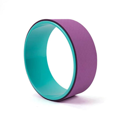 DreamHigh Non Slip Durable TPE - Eco-Friendly Yoga Wheel with 2pcs Yoga Foam Blocks-Purple - zenfulharmony.com