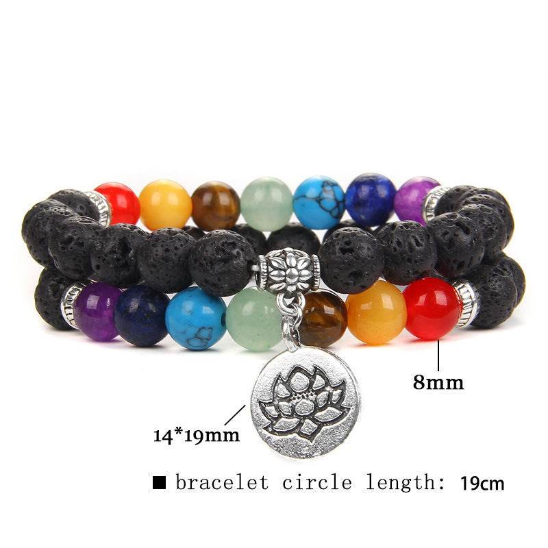 Seven Chakra Yoga Energy Bracelets - zenfulharmony.com