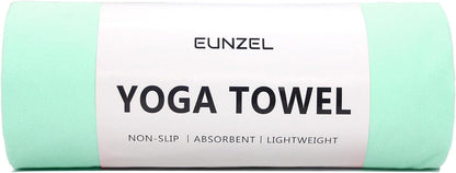 Eunzel 2 Pack Hot Yoga Towel Non Slip Yoga Mat Towel Non-Slip Sweat Absorbent Microfiber Towel for Hot Yoga, Pilates and Workout 72" x 26.5", Blue/Purple - zenfulharmony.com
