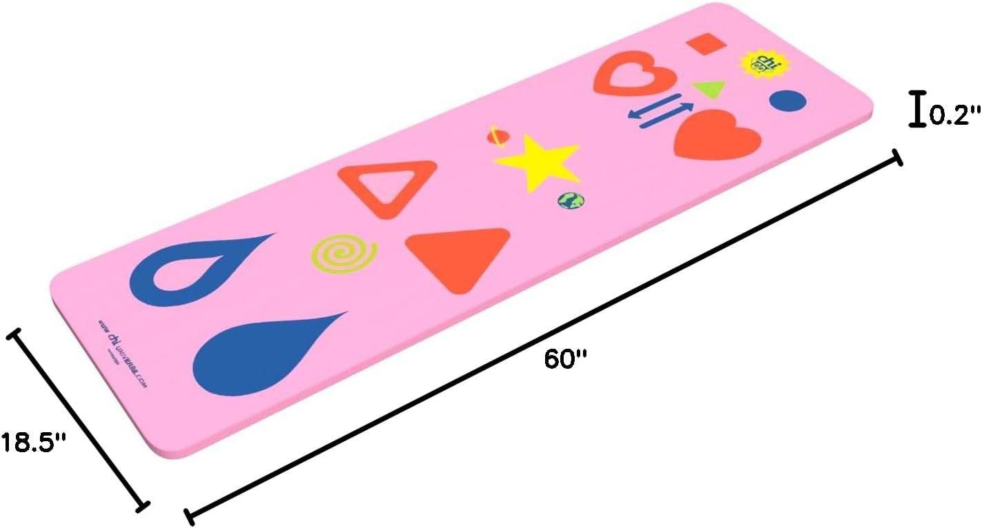 Yoga Mat, Yoga Game, Kids, Tween, Adult sizes, How-To Poster, Free Game App, Follow the Symbols, Aligns the Body, Easy to Learn, All Levels, Chi Mat, Yoga, Fitness, Exercise, Meditation, Wellness - zenfulharmony.com