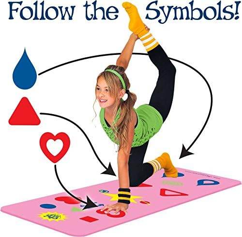 Yoga Mat, Yoga Game, Kids, Tween, Adult sizes, How-To Poster, Free Game App, Follow the Symbols, Aligns the Body, Easy to Learn, All Levels, Chi Mat, Yoga, Fitness, Exercise, Meditation, Wellness - zenfulharmony.com