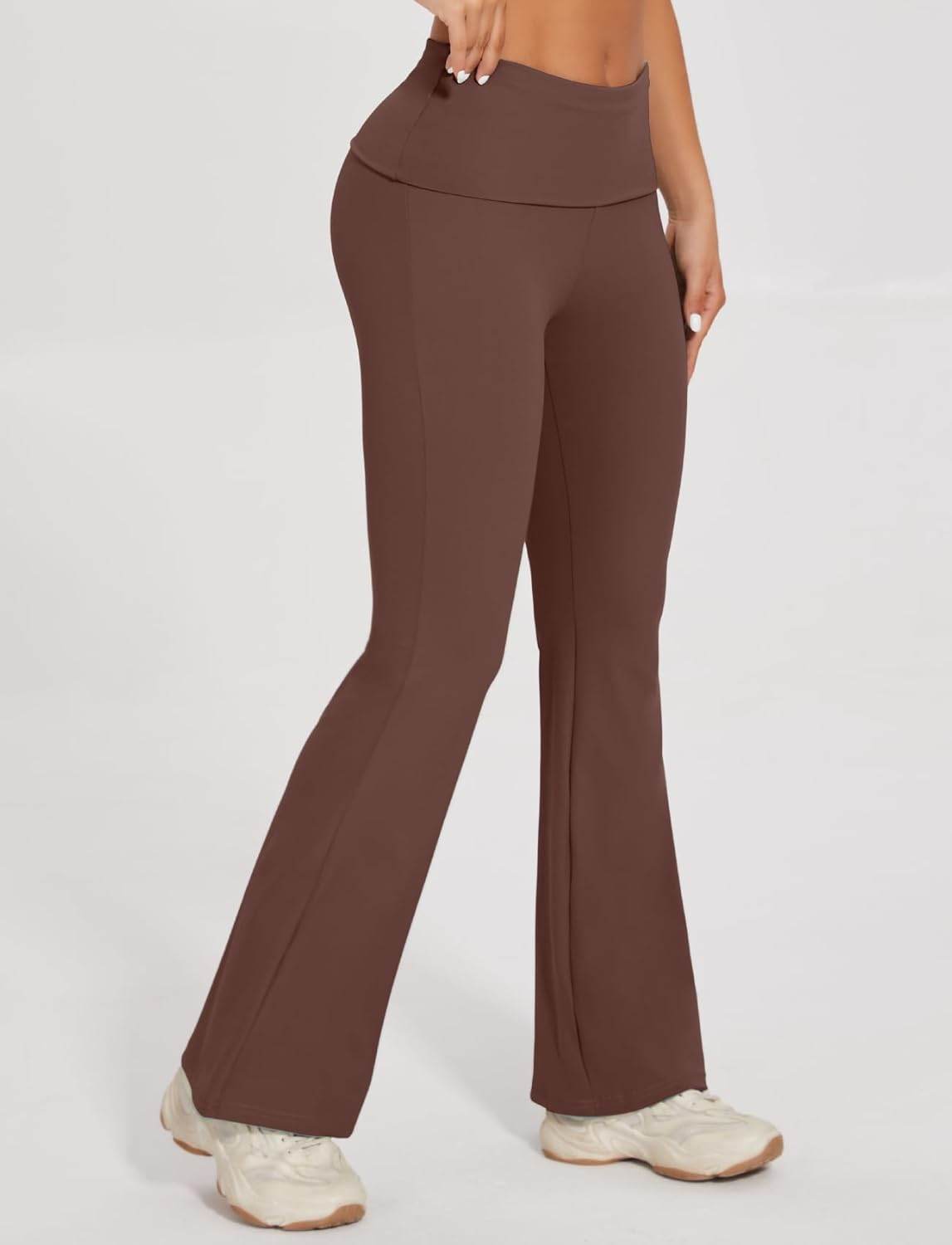 Lounge Sets For Women 2 Piece Casual Y2K Outfits Short Sleeve Cropped Tops Fold Over Flare Leggings Yoga Pants Tracksuits - zenfulharmony.com