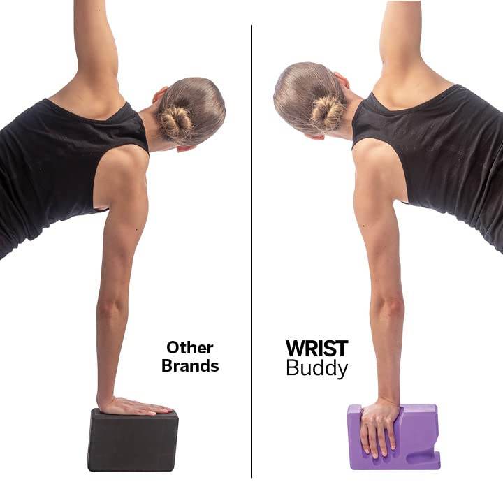 WRIST Buddy® Yoga Blocks 2 Pack | Reduces and Prevents Wrist Pain, Enhances Comfort Stability and Grip Strength on the Blocks | Hand-Shaped Blocks | EVA Foam Accessories Set | Best Gifts for Yoga - zenfulharmony.com