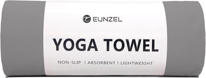 Eunzel 2 Pack Hot Yoga Towel Non Slip Yoga Mat Towel Non-Slip Sweat Absorbent Microfiber Towel for Hot Yoga, Pilates and Workout 72" x 26.5", Blue/Purple - zenfulharmony.com