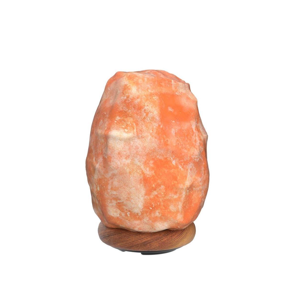 WBM Salt Lamp – USB Himalayan Salt Lamp with Touch Dimmer Control | Wooden Base | LED Bulb | 5-7lbs - zenfulharmony.com