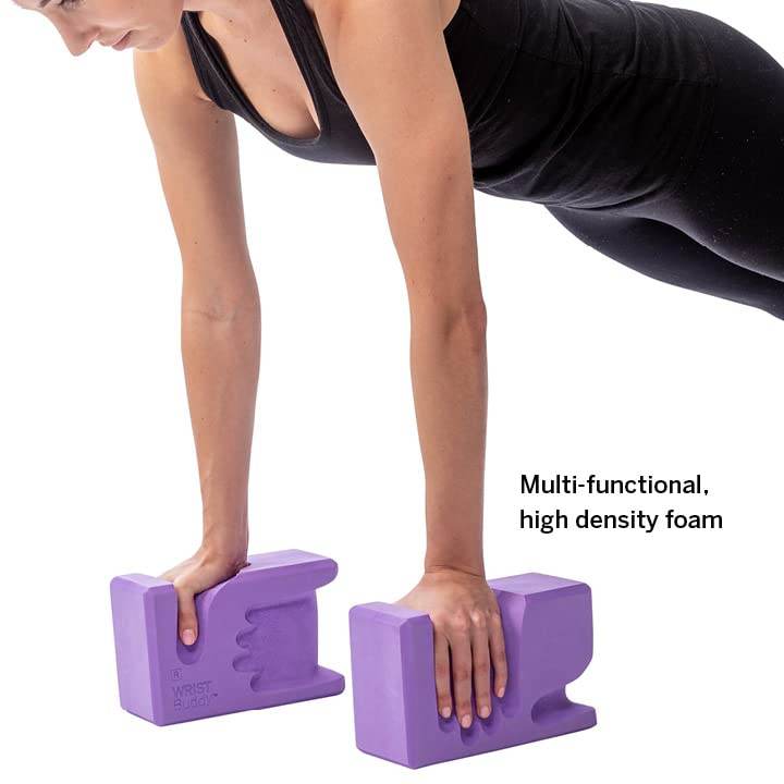 WRIST Buddy® Yoga Blocks 2 Pack | Reduces and Prevents Wrist Pain, Enhances Comfort Stability and Grip Strength on the Blocks | Hand-Shaped Blocks | EVA Foam Accessories Set | Best Gifts for Yoga - zenfulharmony.com