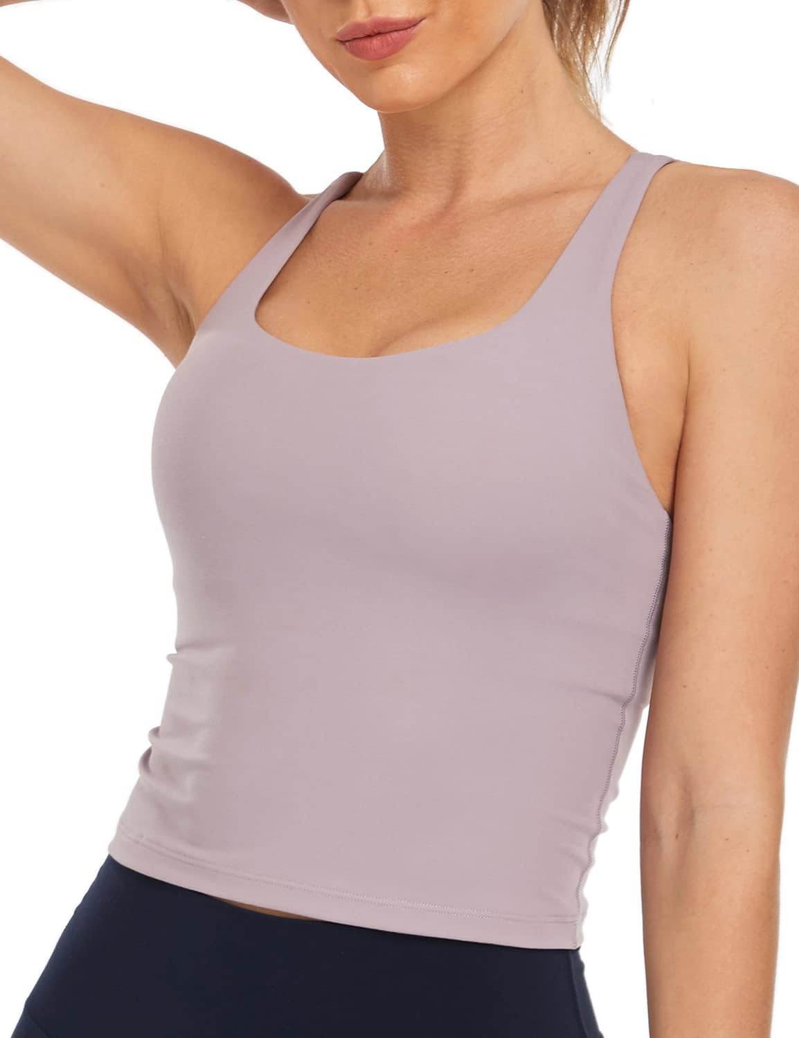 HeyNuts Longline Zeal Bras Medium Impact Wirefree Sports Bras Workout Tank Tops with Removable Pads, A-D Cups - zenfulharmony.com
