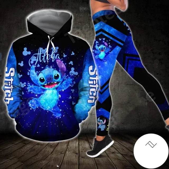 Stitch Yoga Pants Sweatpant Fashion Sport Suit Disney Mickey Yoga Suit - zenfulharmony.com