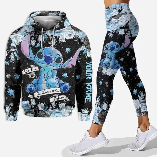 Stitch Yoga Pants Sweatpant Fashion Sport Suit Disney Mickey Yoga Suit - zenfulharmony.com