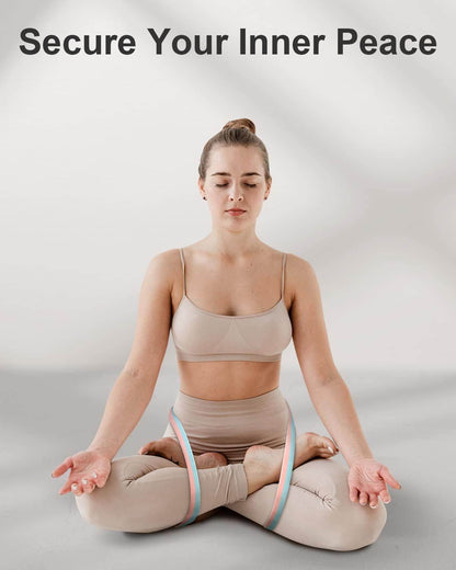 Tumaz Yoga Strap/Stretch Bands [15+ Colors, 6/8/10 Feet Options] with Extra Safe Adjustable D-Ring Buckle, Durable and Comfy Delicate Texture - Best for Daily Stretching, Physical Therapy, Fitness - zenfulharmony.com