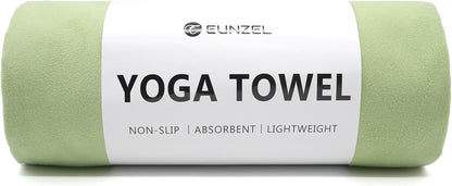 Eunzel 2 Pack Hot Yoga Towel Non Slip Yoga Mat Towel Non-Slip Sweat Absorbent Microfiber Towel for Hot Yoga, Pilates and Workout 72" x 26.5", Blue/Purple - zenfulharmony.com