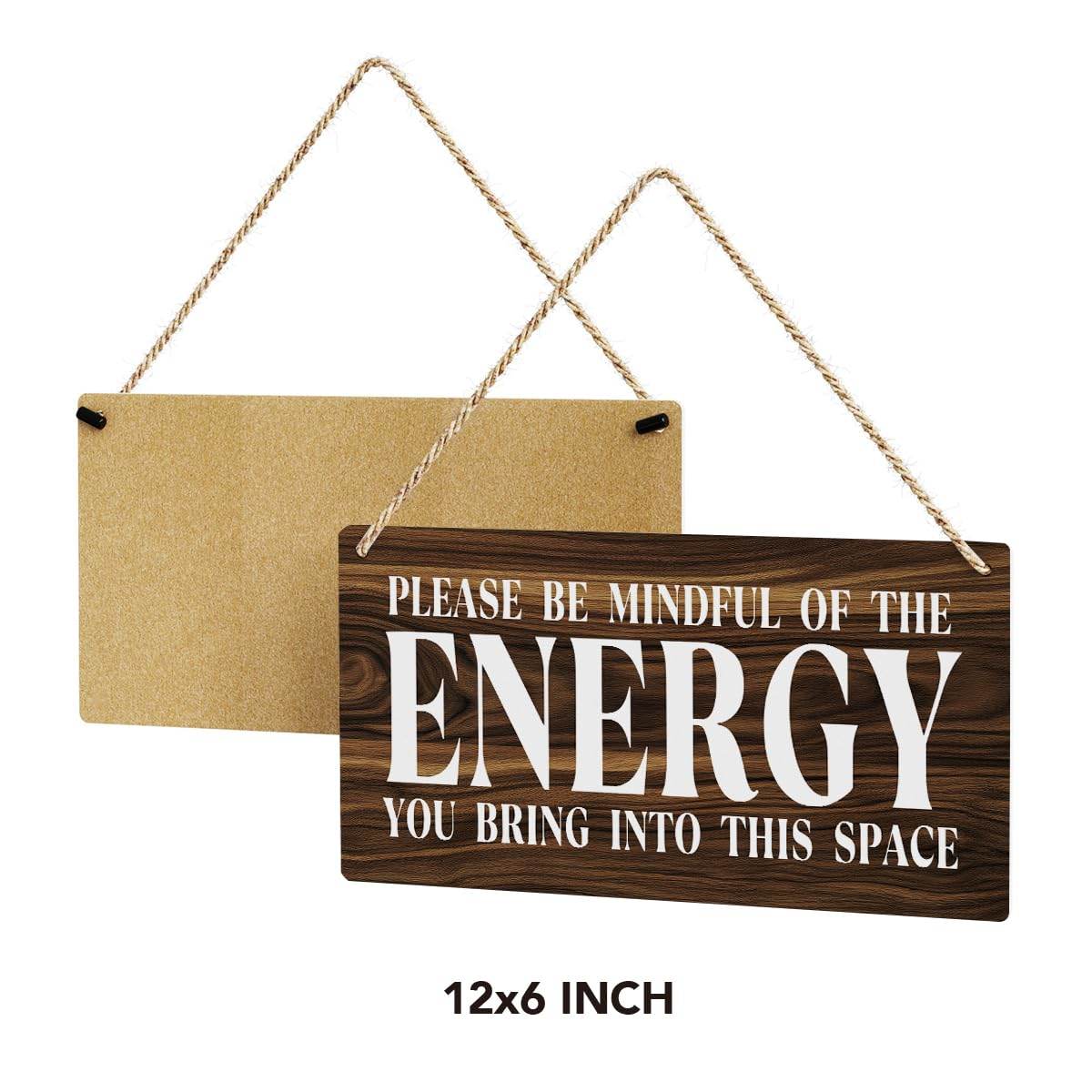 Inspirational Zen Wall Art, Positive Affirmations Wall Decor, Meditation Room Decor Spa Decor Spiritual Wall Art Decor Hanging Sign Wood Plaque Block for Home Office Bathroom Bedroom - zenfulharmony.com