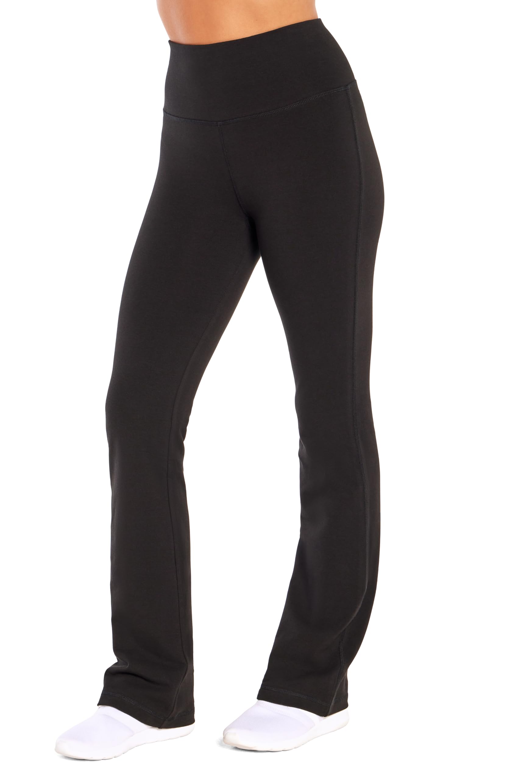 Marika Women's Carrie Tummy Control Bootleg Pant, Black, Medium/34" Inseam - zenfulharmony.com