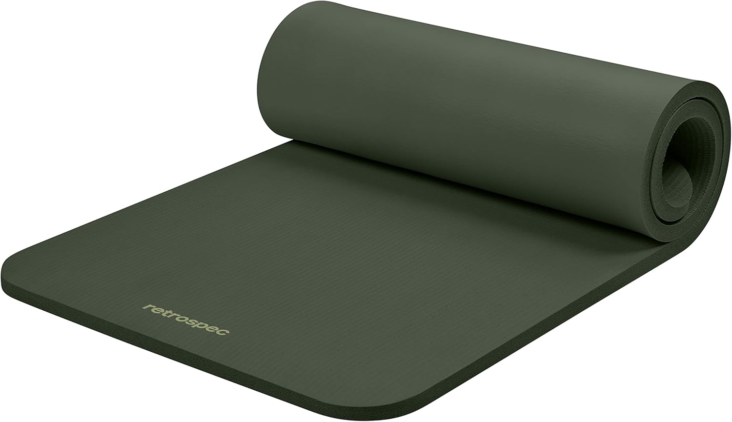 Retrospec Solana Yoga Mat 1" Thick With Nylon Carry Strap for Men & Women - Non Slip Exercise Mat for Home Yoga, Pilates, Stretching, Floor & Fitness Workouts - zenfulharmony.com