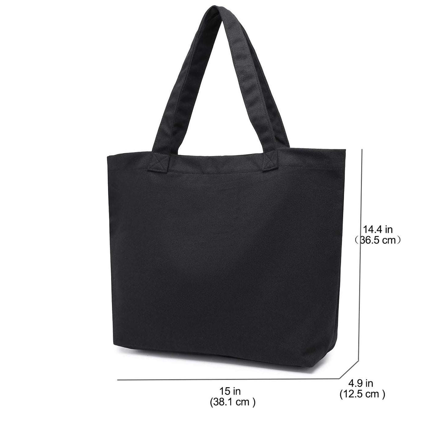Moyaqi Canvas Tote Bag with Yoga Mat Carrier Pocket Carryall Shoulder Bag for Office, Workout, Pilates, Travel, Beach and Gym - zenfulharmony.com