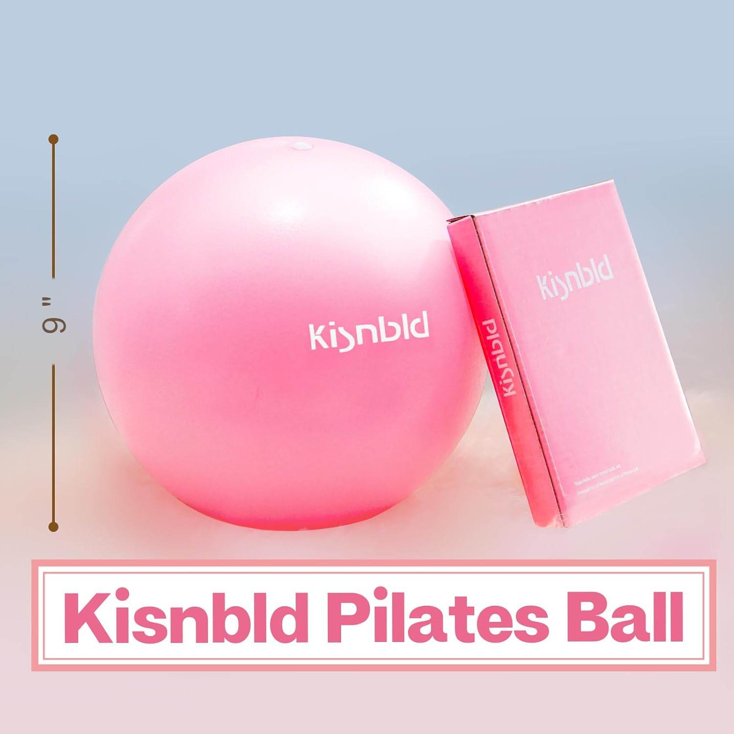 Small Exercise Ball, 9 Inch Mini Pilates Ball, Anti Burst and Slip Resistant Mini Yoga Ball for Stability, Fitness, Physical Therapy, Stretching & Core Strength Workout at Home Gym & Office - zenfulharmony.com