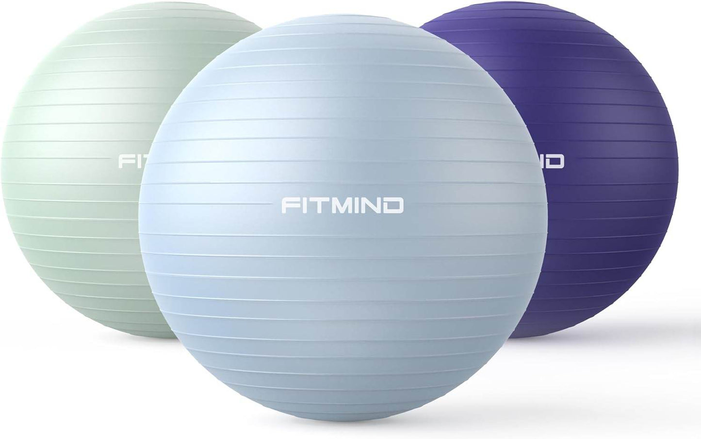 Extra Thick Exercise Ball Yoga Ball 22in/26in/30in for Workout Pregnancy Stability,Anti-Burst and Slip Resistant Swiss Ball with Pump for Yoga, Pilates, Fitness,Birthing,Physical Therapy - zenfulharmony.com
