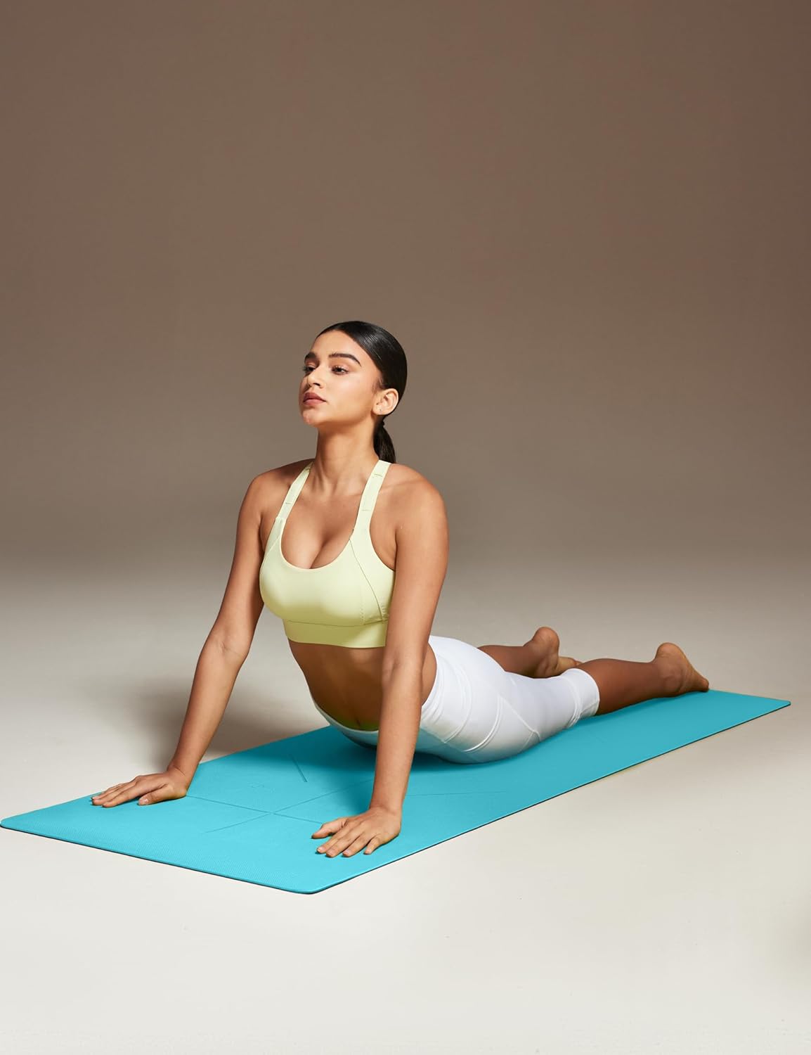 Heathyoga Eco Friendly Non Slip Yoga Mat, Body Alignment System, SGS Certified TPE Material - Textured Non Slip Surface and Optimal Cushioning,72"x 26" Thickness 1/4" - zenfulharmony.com