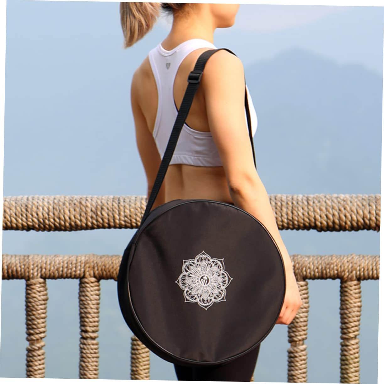 Gogogmee Large Capacity Yoga Block Storage Carrier Bag Sling for Yoga Mats and Accessories Versatile Organizer for Back Roller and Sports Gear - zenfulharmony.com