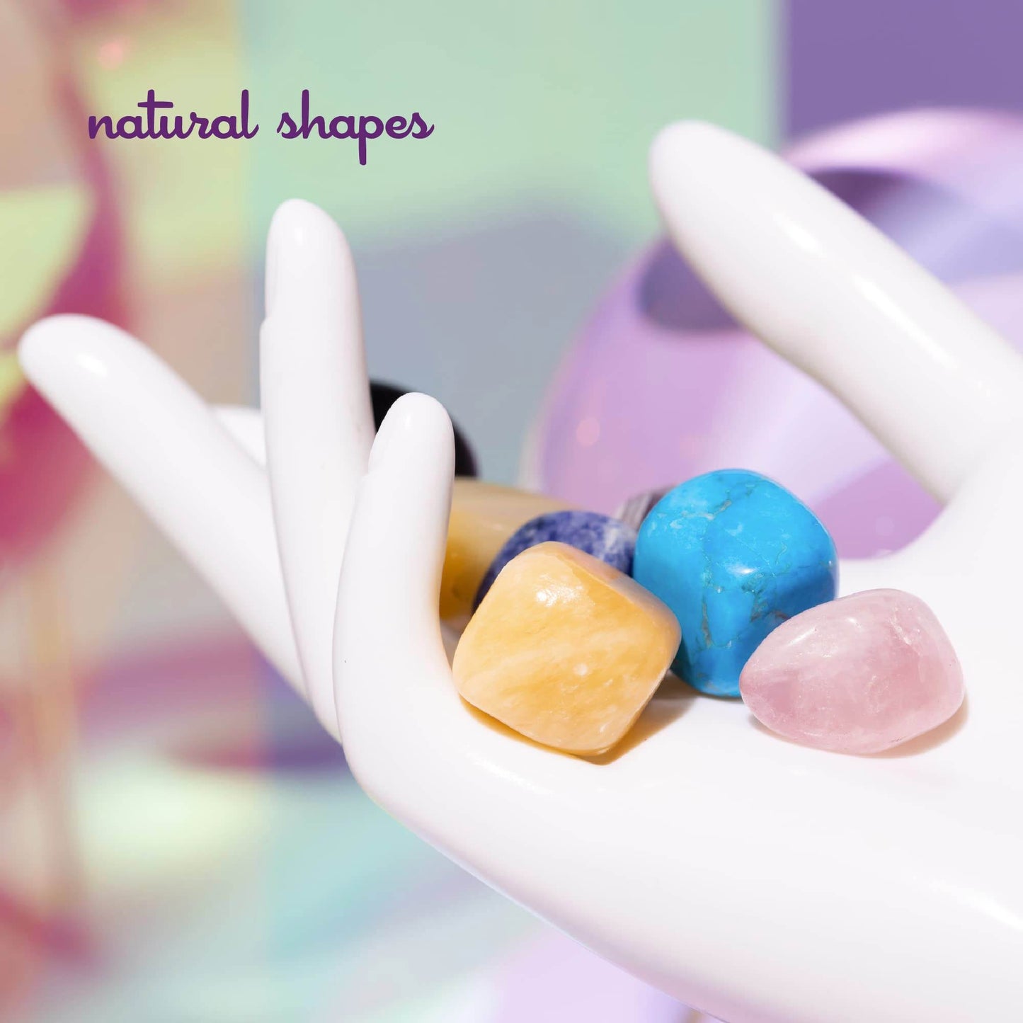 Chakra Stones Healing Crystals Set - Meditation Gifts for Energy Balance & Spiritual Growth - 7 Stones, Including Obsidian, Rose Quartz, Amethyst, & More by Kalan - zenfulharmony.com