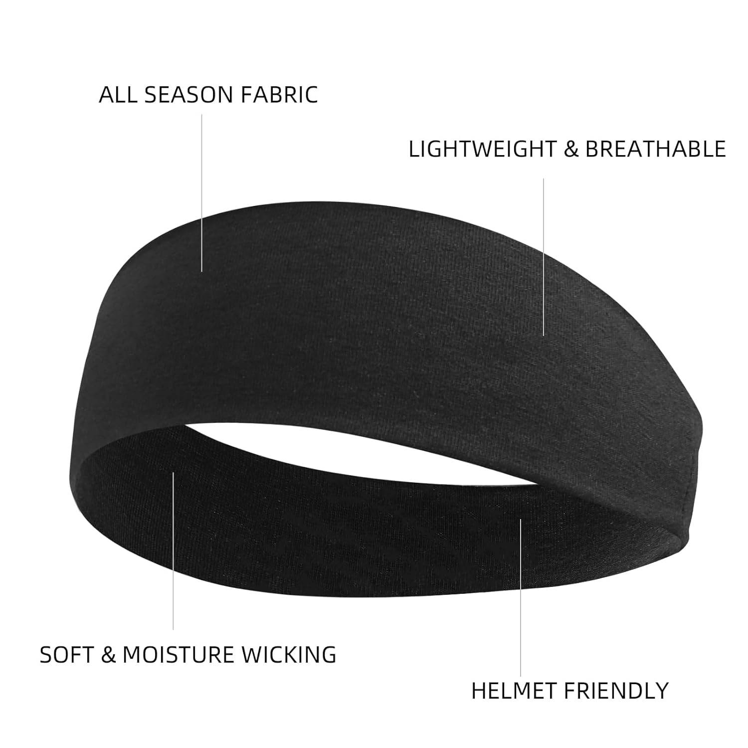 Headbands for Women 16 Pack Elastic Hair Bands for Women' Hair Non Slip Soft Cloth Fabric Headbands Women Hair Accessories, Black White Gray Women‘s Headband - zenfulharmony.com