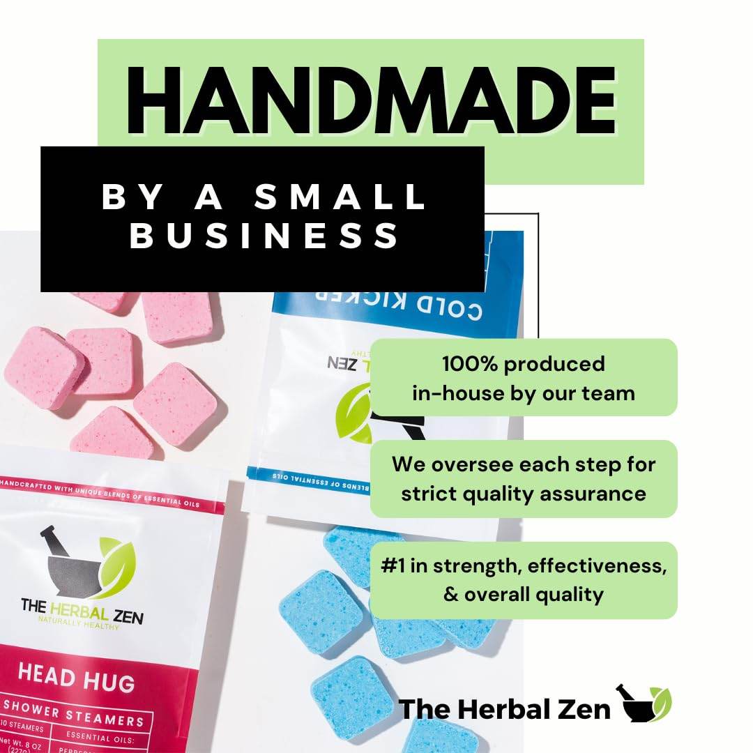 Aromatherapy Shower Steamers Gift Set, Shower Bombs Made in the USA, Relaxation Gift for Women, Lavender Shower Steamers for Women, Eucalytus Shower Steamer, Made in USA Birthday Gifts - zenfulharmony.com