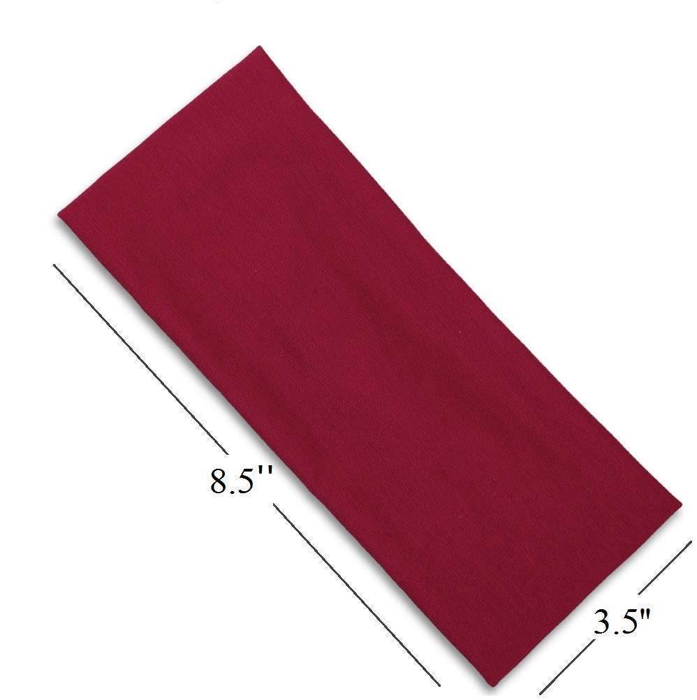 Huachi Non Slip Headbands for Fashion Workout Yoga Sports Exercise Sweatbands Summer Accessories Elastic Bands - zenfulharmony.com