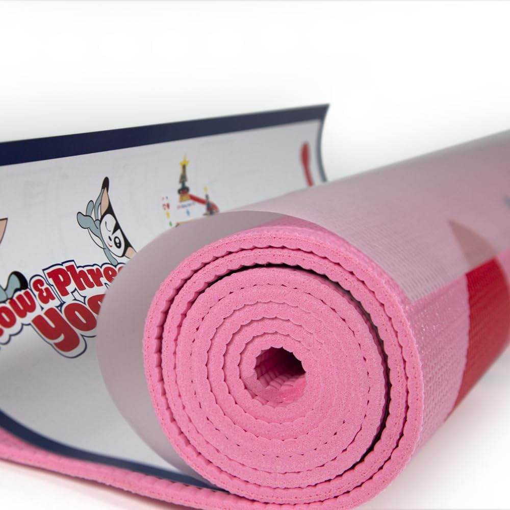 Yoga Mat, Yoga Game, Kids, Tween, Adult sizes, How-To Poster, Free Game App, Follow the Symbols, Aligns the Body, Easy to Learn, All Levels, Chi Mat, Yoga, Fitness, Exercise, Meditation, Wellness - zenfulharmony.com