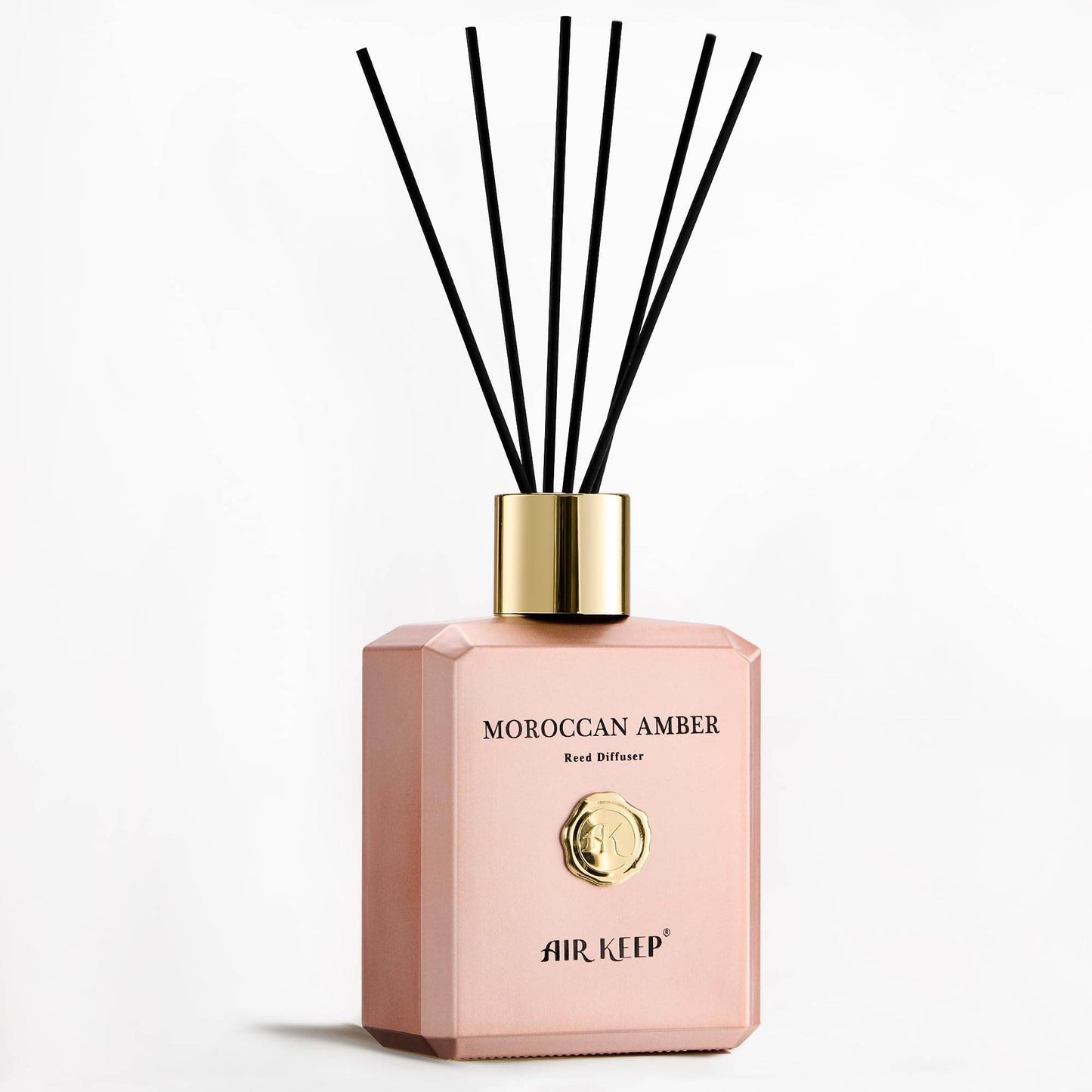Airkeep Reed Diffuser Set -10.15 oz(300ml) Moroccan Amber Fragrance Diffuser, Luxury Aromatherapy Reed Diffuser, Scented Oil Diffuser with Reed Sticks for Home&Office Decor, Fragrance and Gifts - zenfulharmony.com